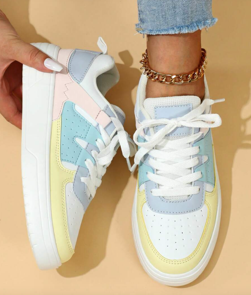 Women's Premium Rainbow Sneakers