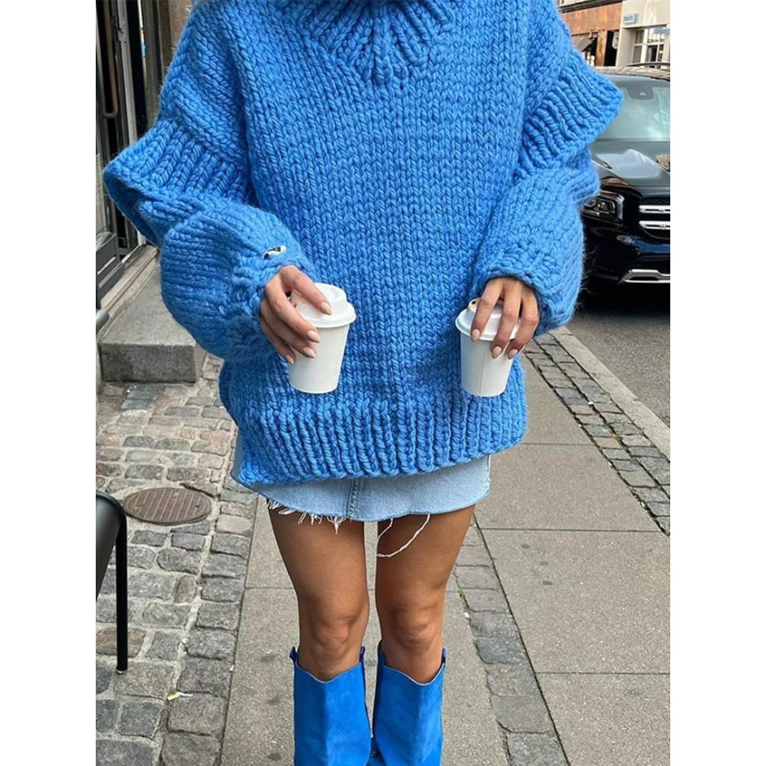 Ava | Modern Knit Turtleneck Sweater