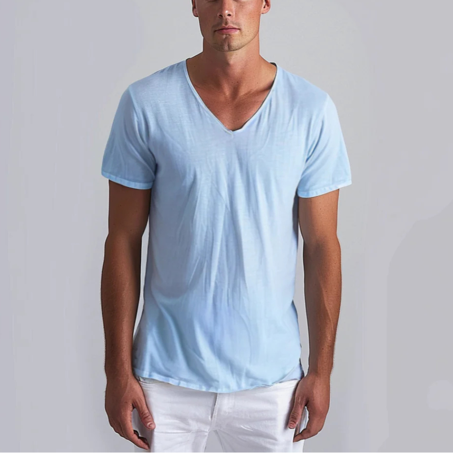 Ethan | Men's Lightweight V-Neck T-Shirt