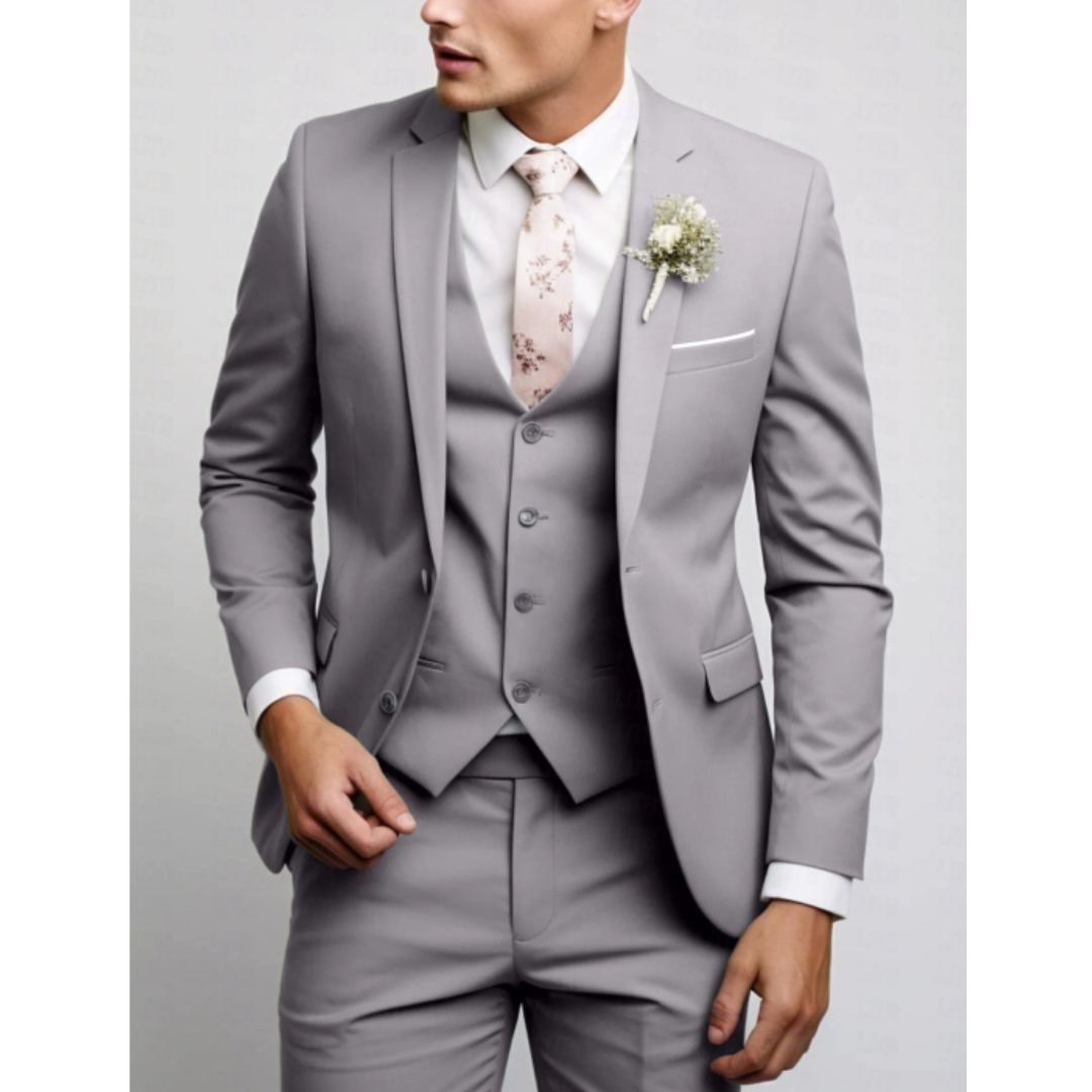 James | Men's Slim Fit Formal Suit Set