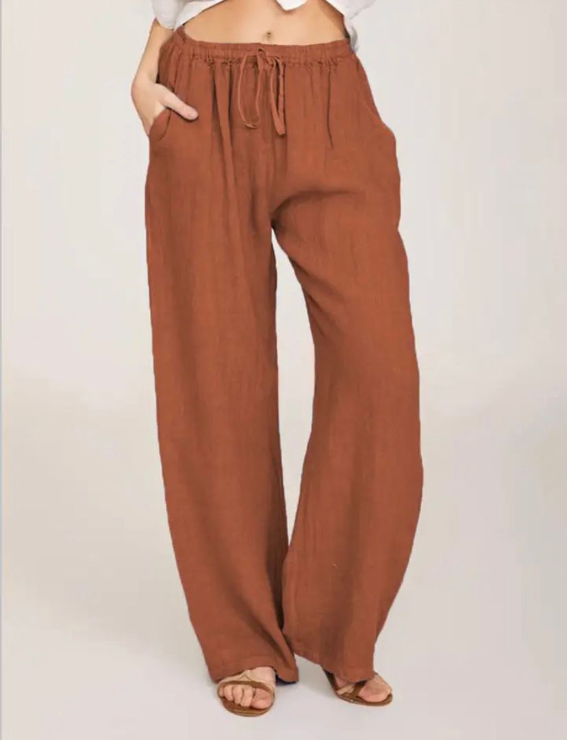 Ruby | Lightweight Linen Pants for Women
