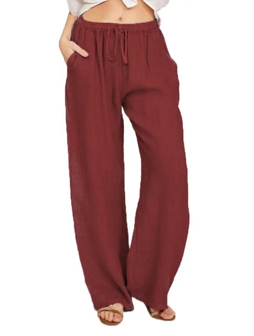 Ruby | Lightweight Linen Pants for Women