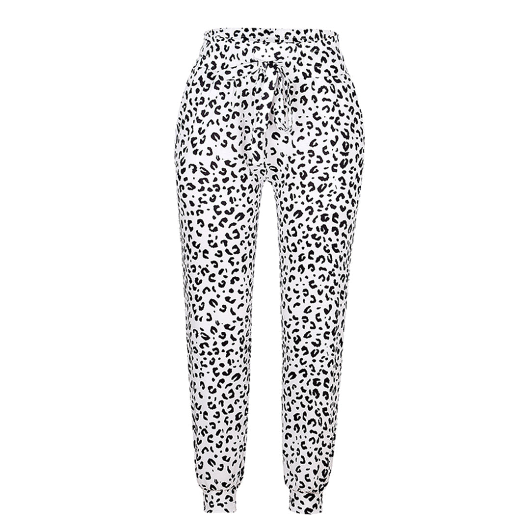 Wild Leopard Print Trousers