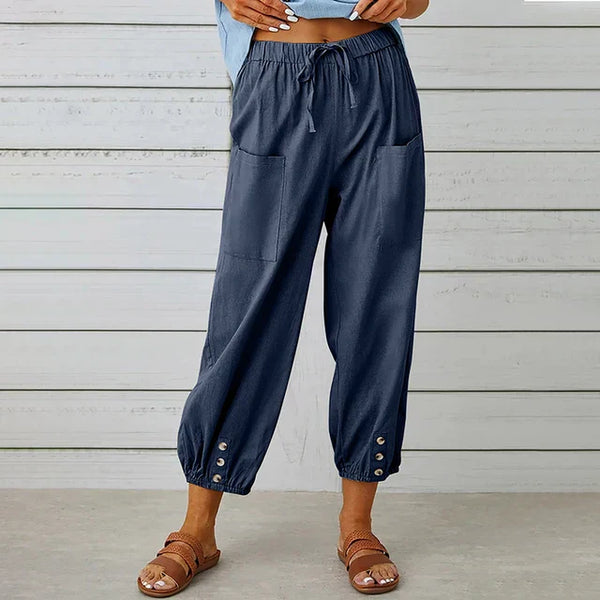 Isla | Everyday Comfort Linen Pants for Women