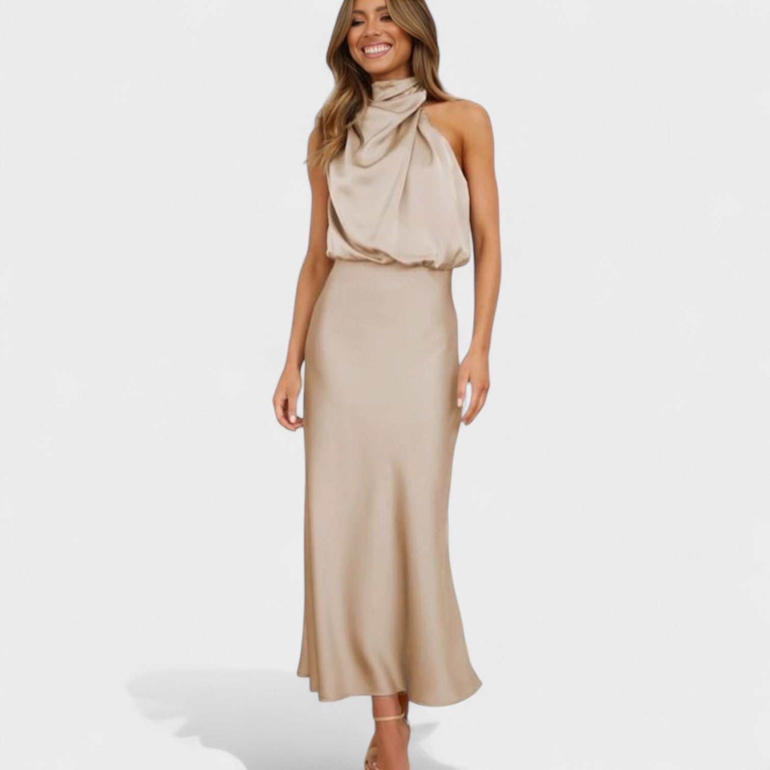 Cocktail Dress in Satin for Special Occasions