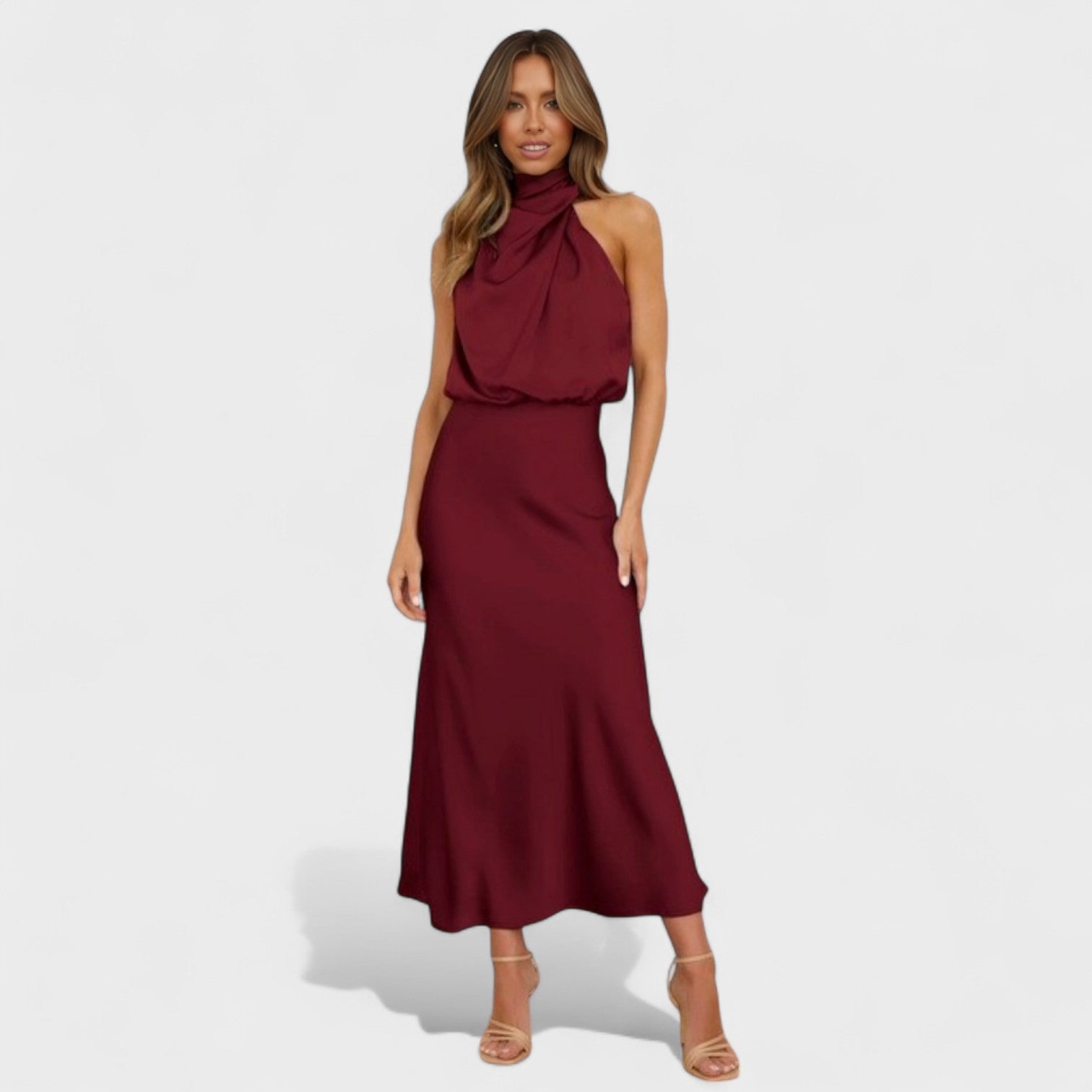 Cocktail Dress in Satin for Special Occasions