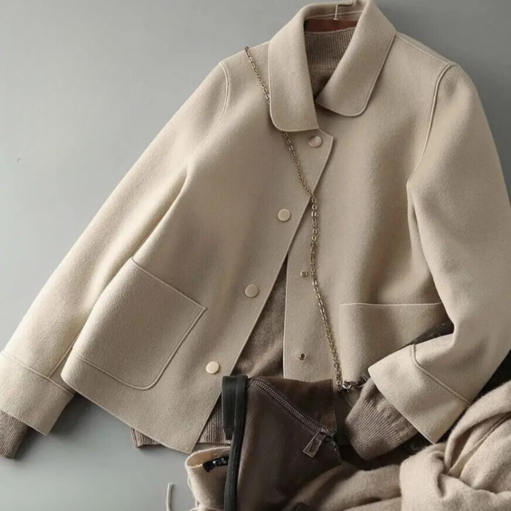 Doris | Cropped Zip Casual Jacket
