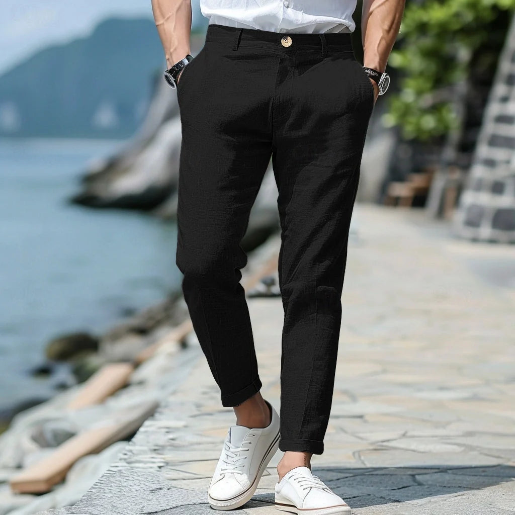 Stephen | Linen casual pants