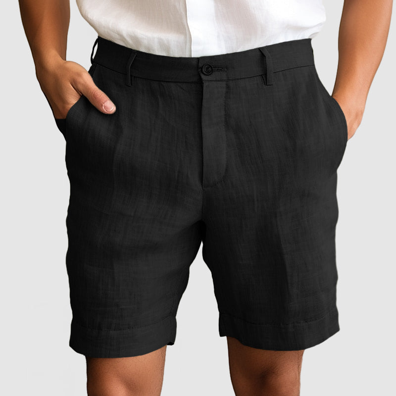 Darcy | Men's Casual Cotton Linen Shorts | Spring/Summer