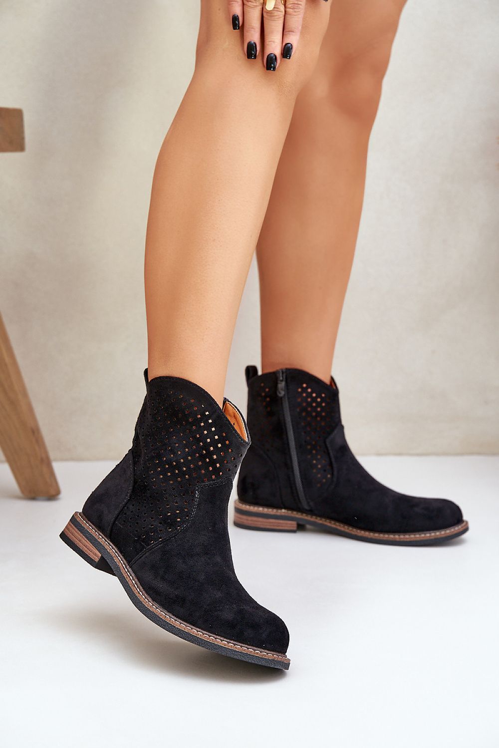 Ava | Eco Suede Cowboy Boots for Women