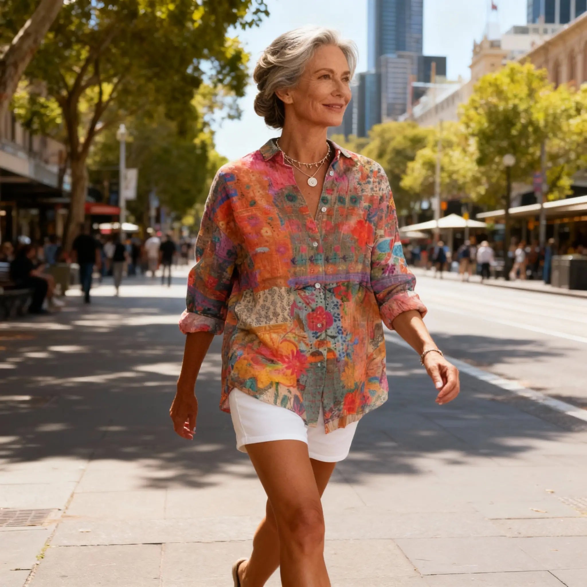 Anna | Classic Buttoned Cotton Shirt