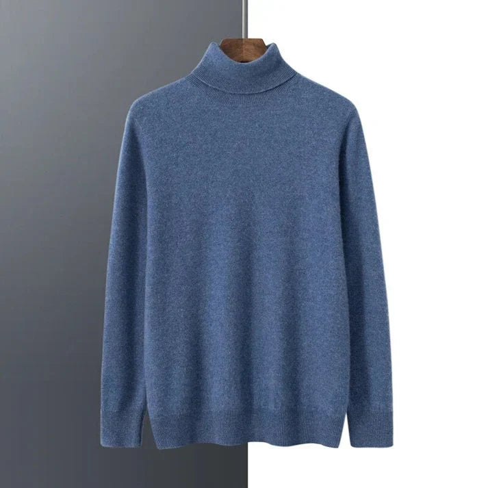 Men's Premium Cashmere Turtleneck Sweater