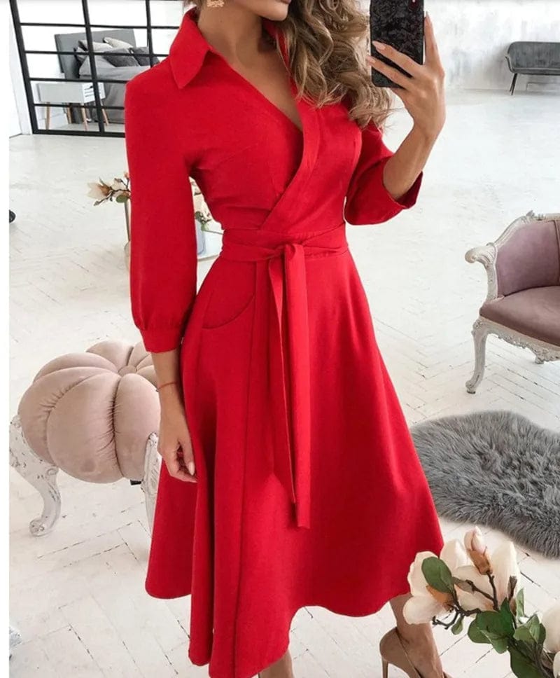 Lola | Elegant Women's Midi Dress for Formal Occasions