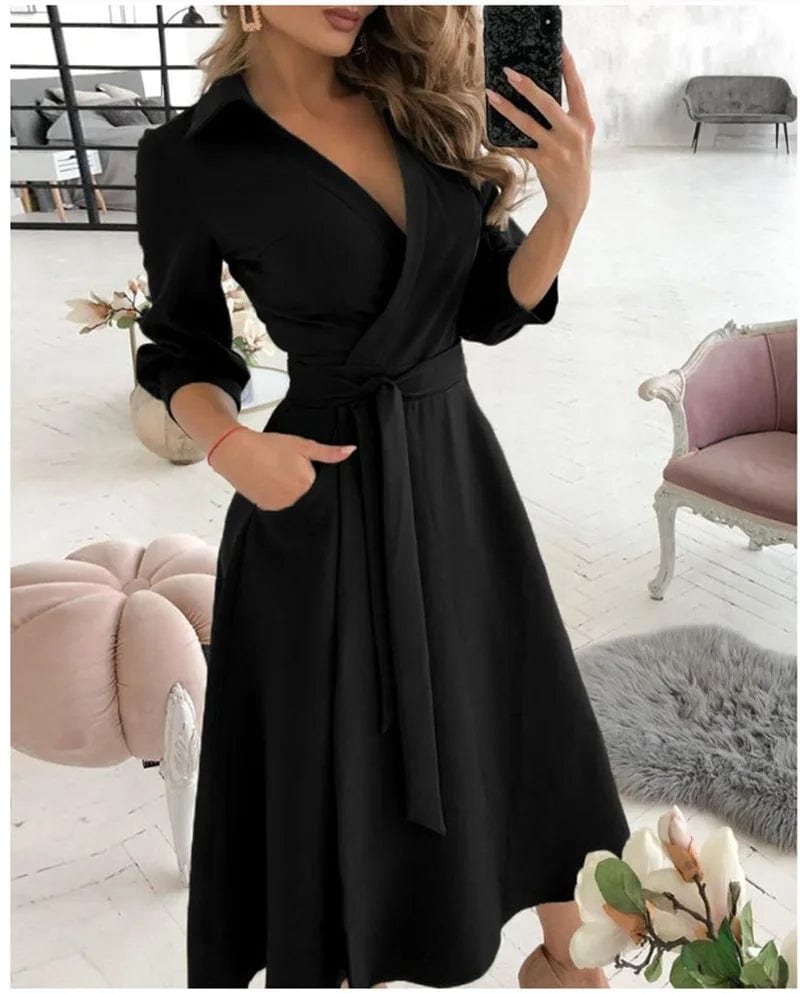 Lola | Elegant Women's Midi Dress for Formal Occasions
