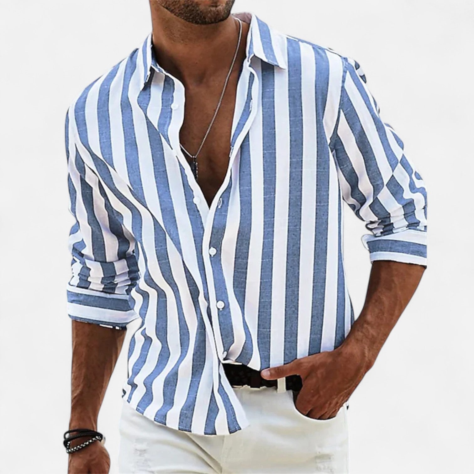 Cooper | Men's Riviera Linen Casual Shirt
