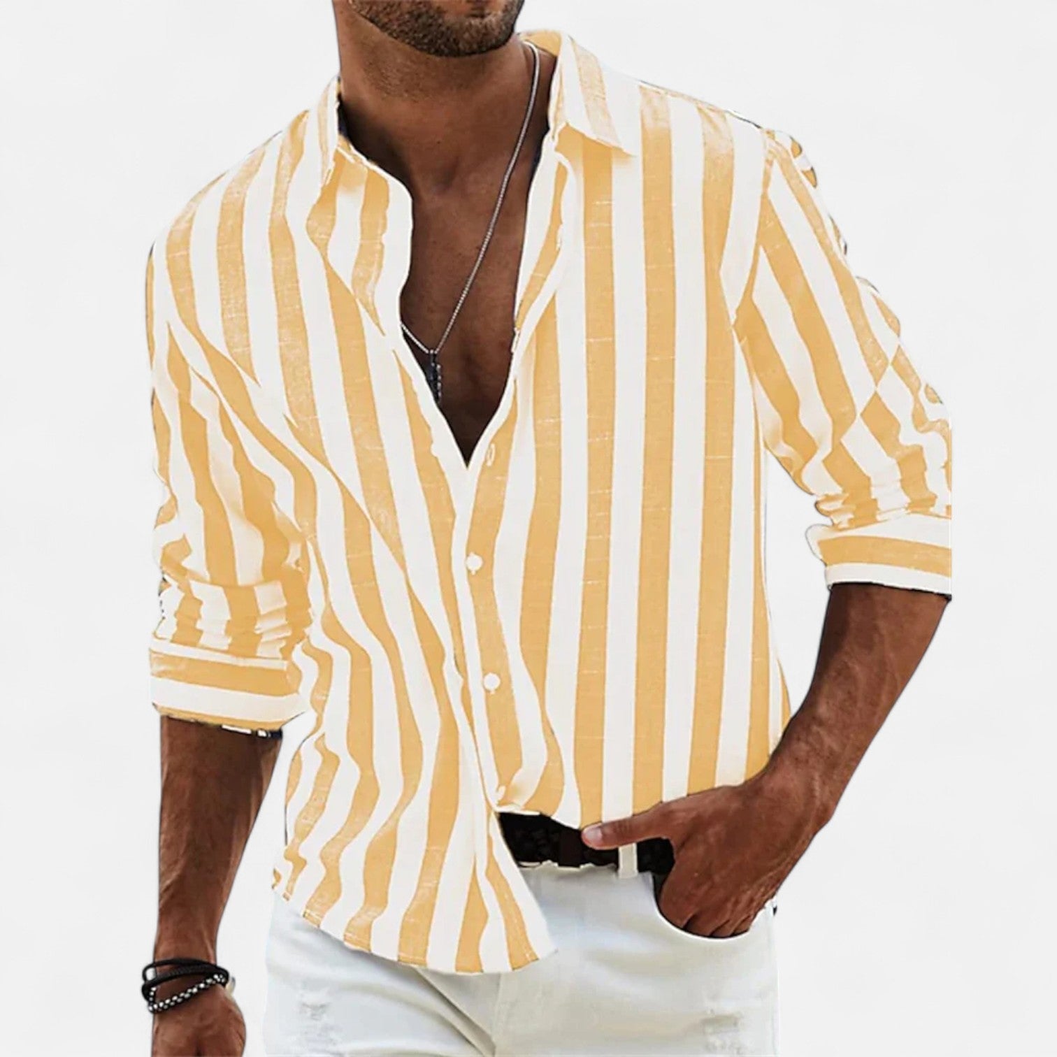 Cooper | Men's Riviera Linen Casual Shirt