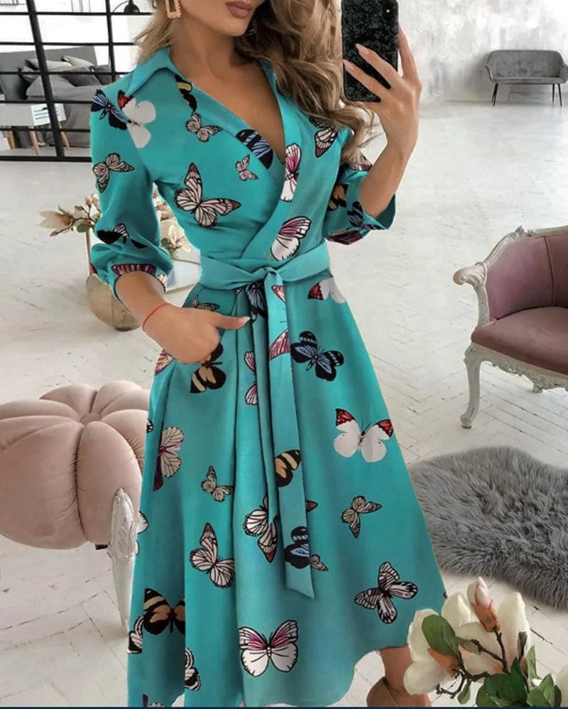 Lola | Elegant Women's Midi Dress for Formal Occasions