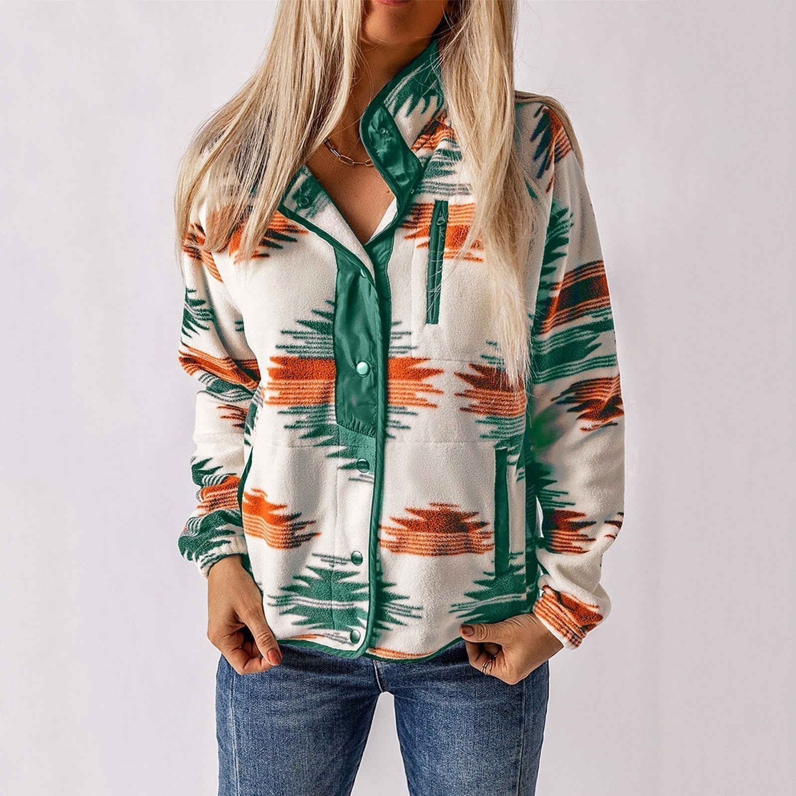 Vera | Trendy Button-Up Coat