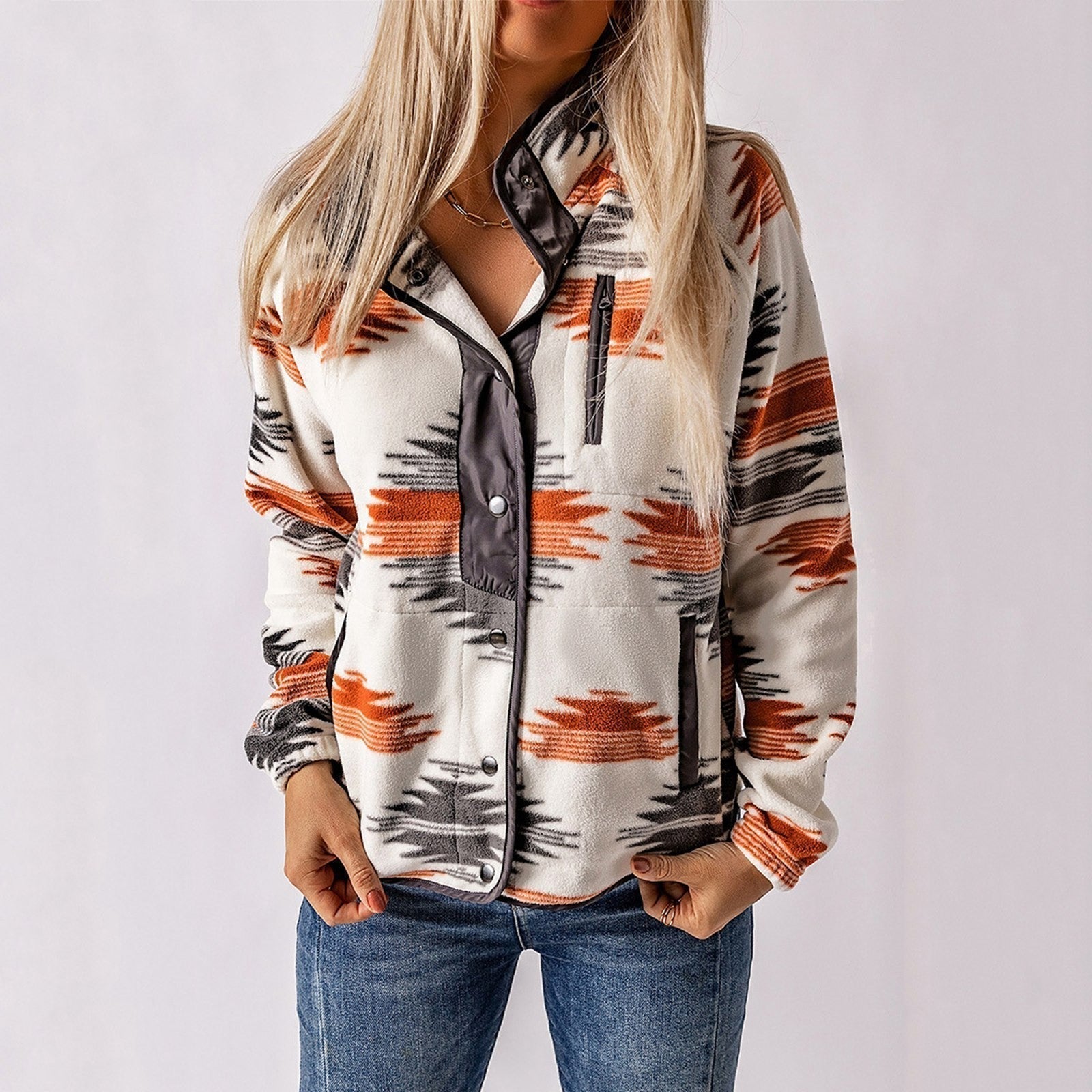 Vera | Trendy Button-Up Coat