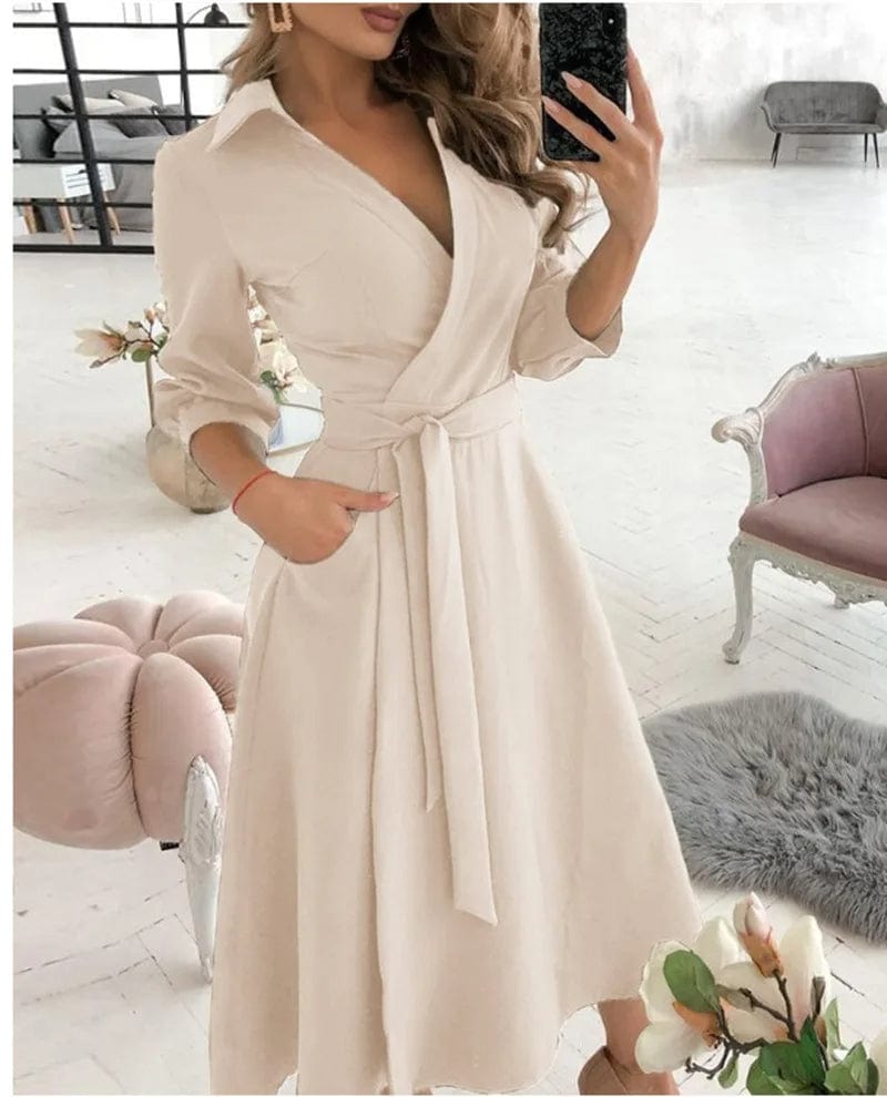 Lola | Elegant Women's Midi Dress for Formal Occasions