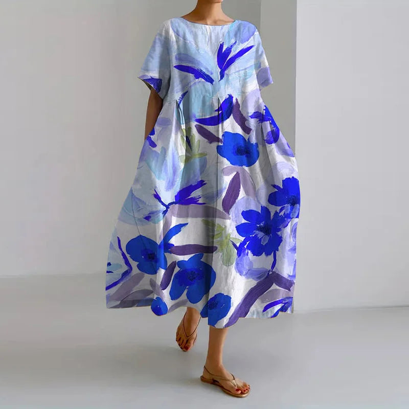 Zoe | Floral Summer Dress with Slim Fit