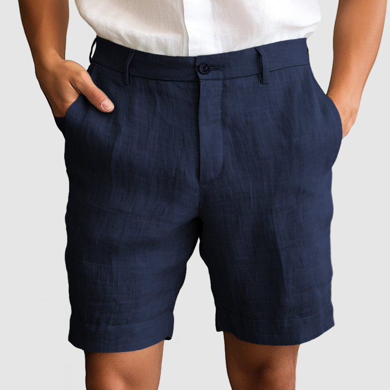 Darcy | Men's Casual Cotton Linen Shorts | Spring/Summer