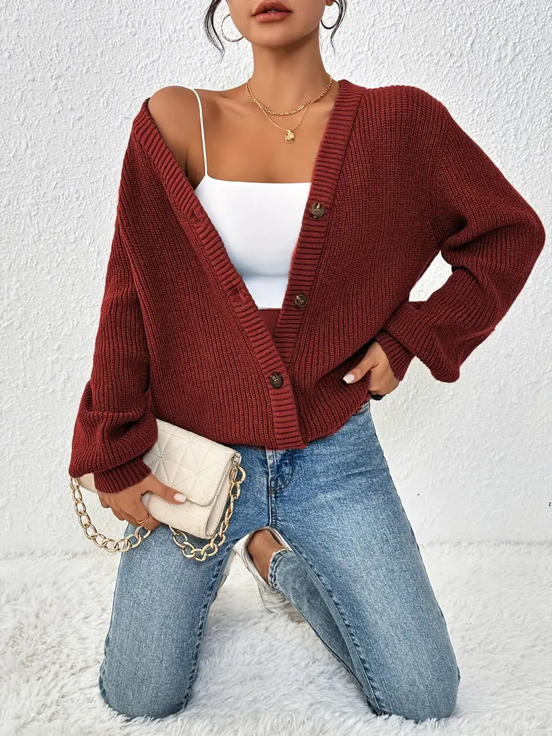 Elegant Warm Autumn Cardigan
