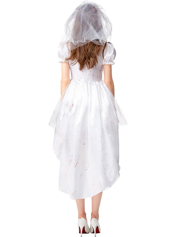 Bloody Bride Halloween Costume Dress | Mini
