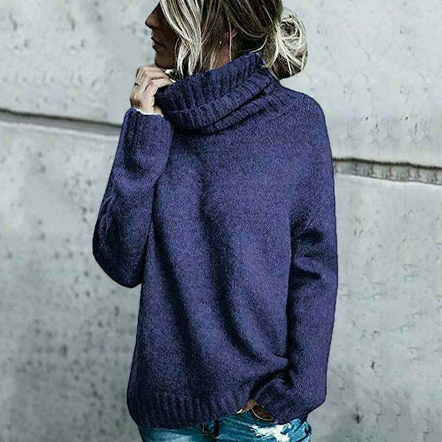 Ellie | Oversized Turtleneck Sweater Women