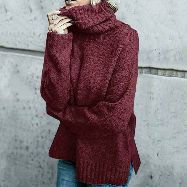 Ellie | Oversized Turtleneck Sweater Women