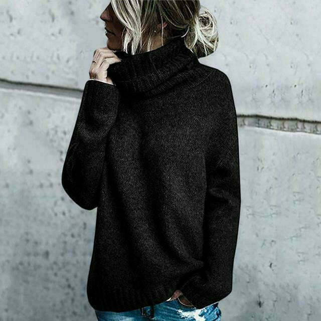Ellie | Oversized Turtleneck Sweater Women