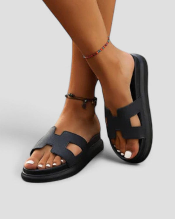 Georgia | Women's Orthopedic Wide Fit Slip-On Slippers