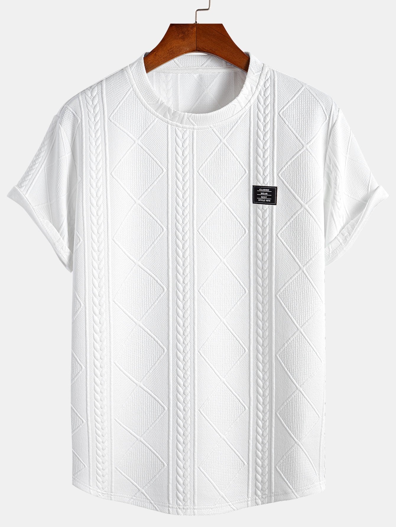 Harrison | Men's Geometric 2 Piece T-Shirt & Shorts Set