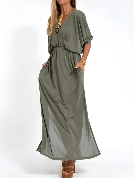 Floral Spring Dress with Ruffle Hem