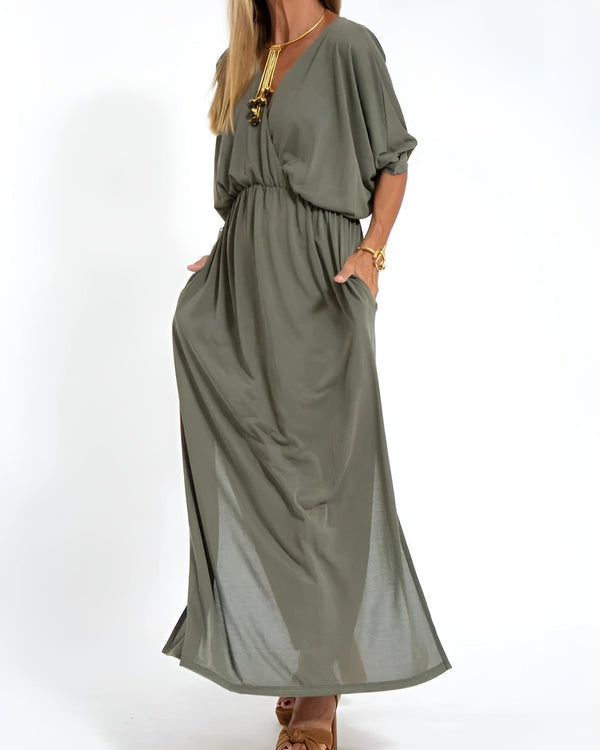 Floral Spring Dress with Ruffle Hem