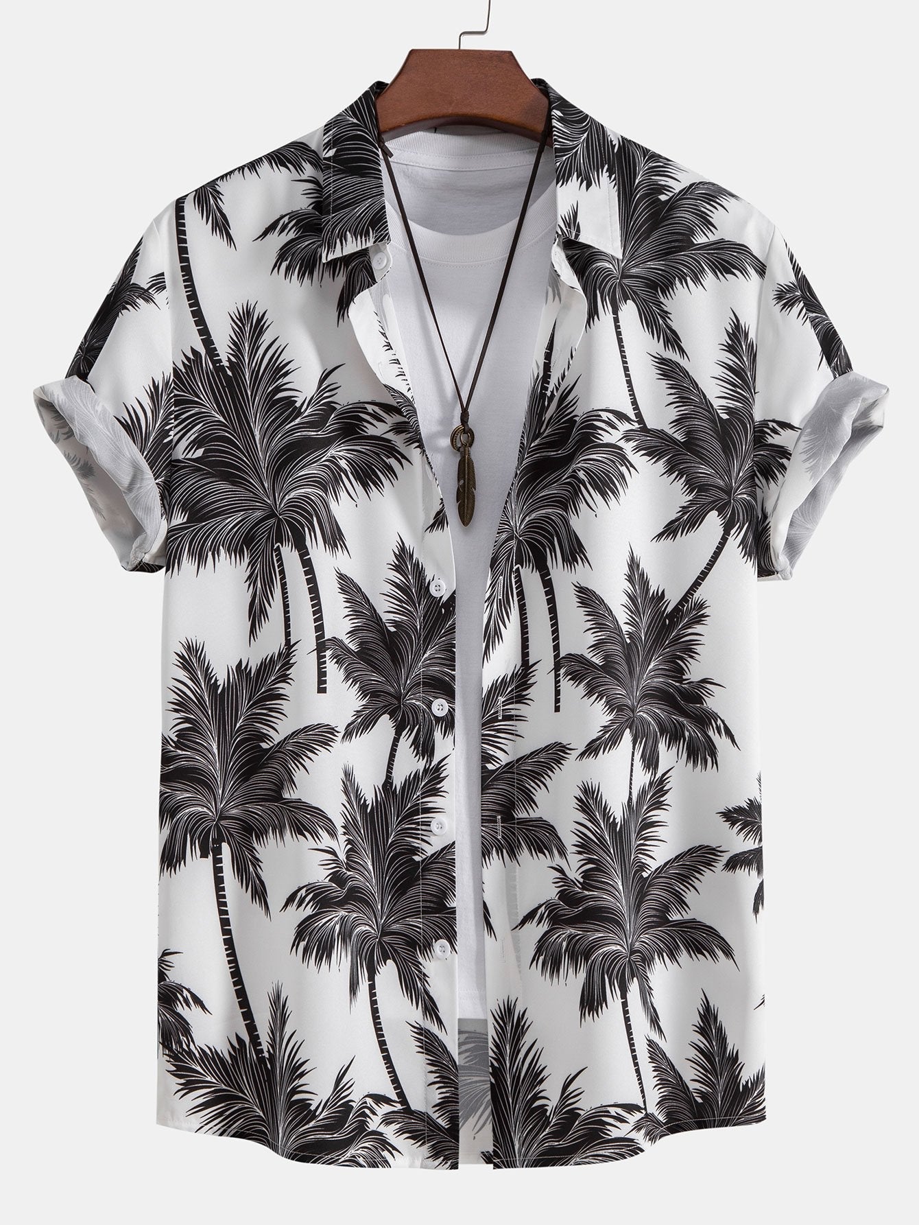 Kai | Men's Palm Tree 2 Piece Set Outfit