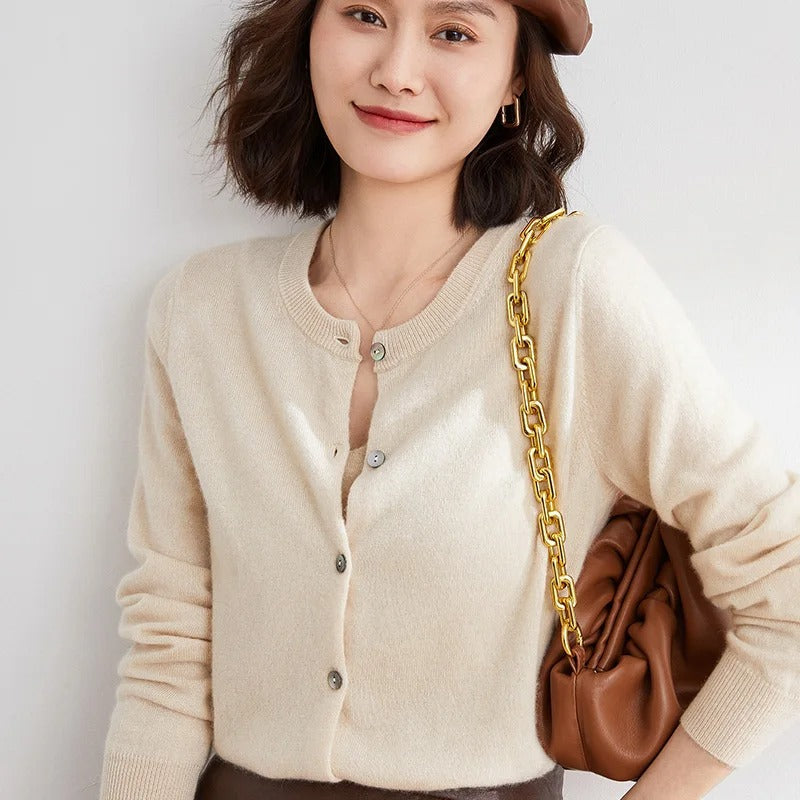 Premium Knitted Sweater with Neckline