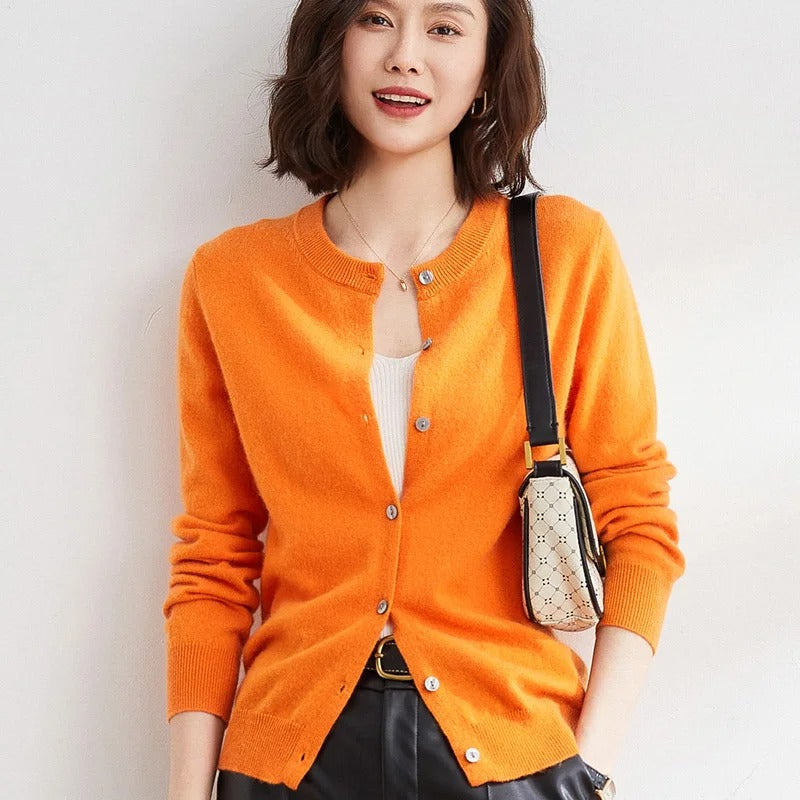 Premium Knitted Sweater with Neckline