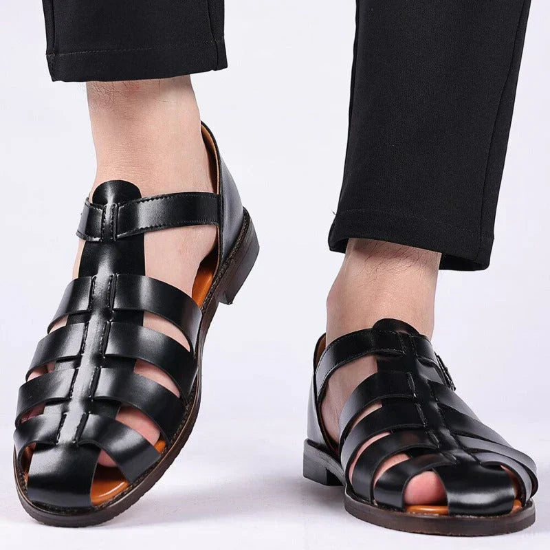 Lachlan | Men's Premium Leather Adjustable Sandals