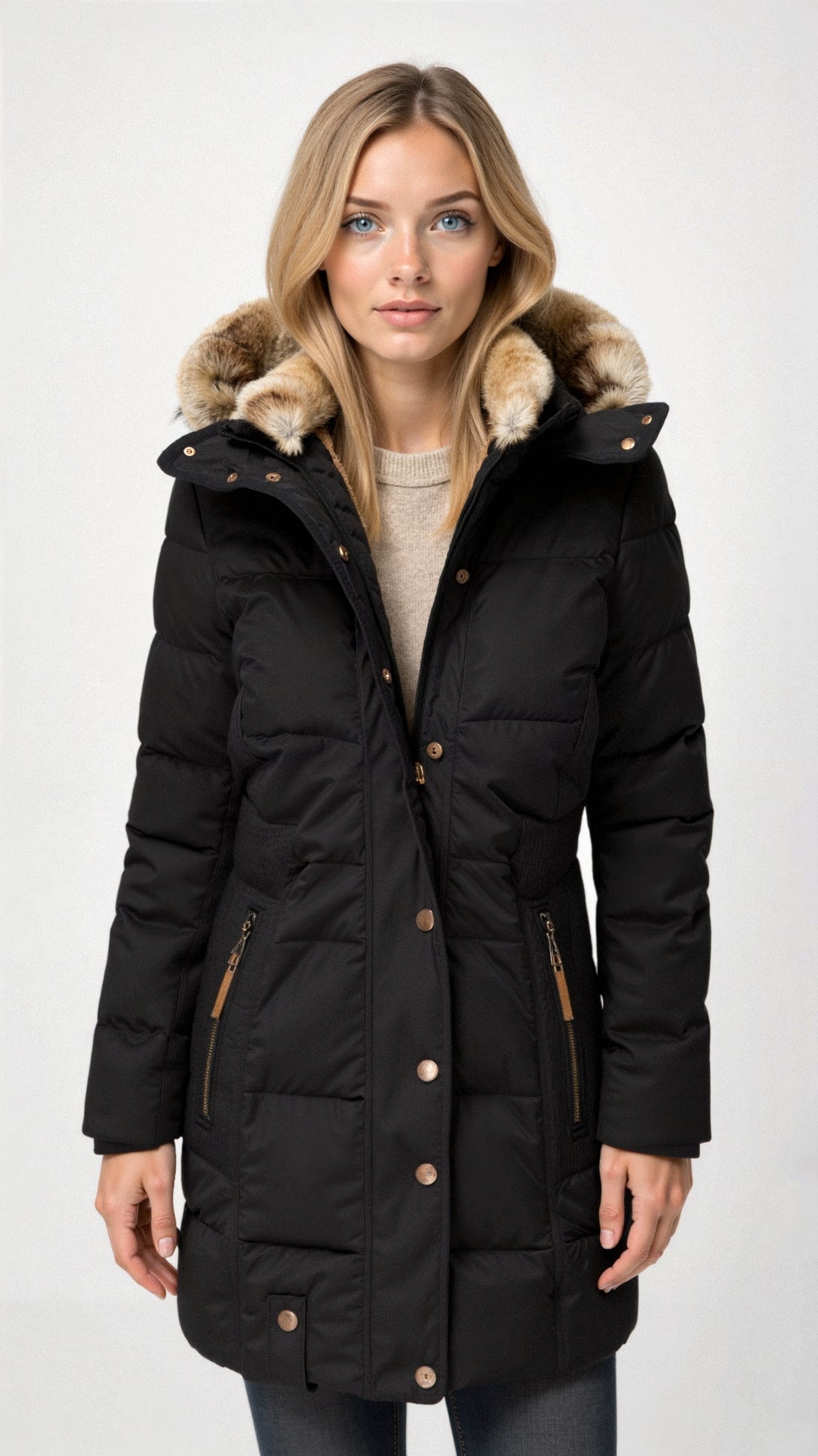 Cecilie | Warm Minimalist Winter Coat