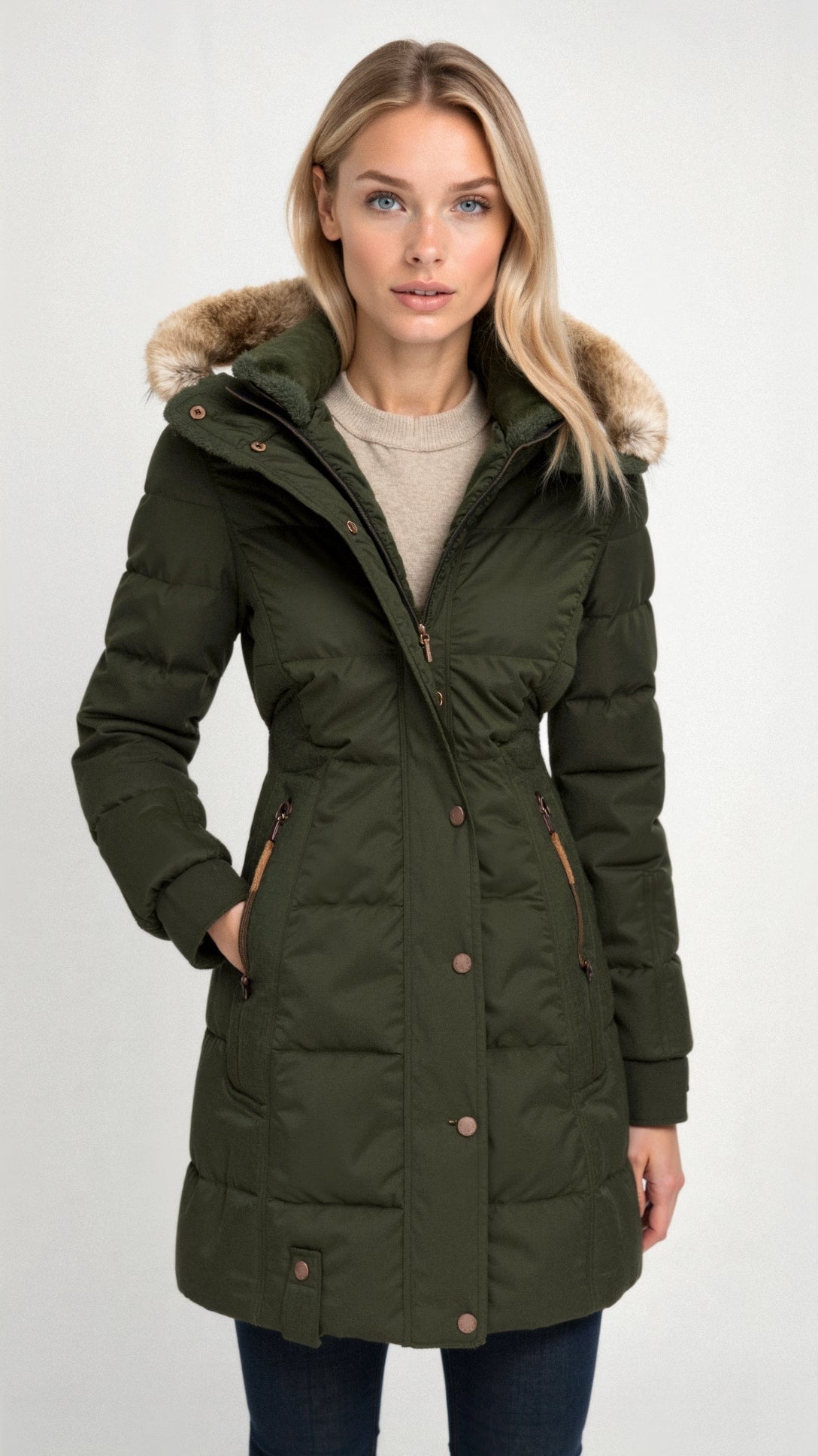 Cecilie | Warm Minimalist Winter Coat