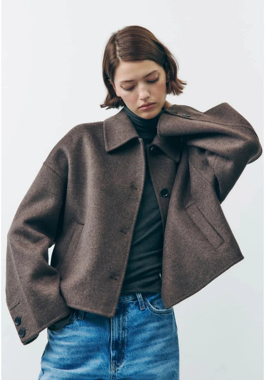 Kharla | Elegant Belted Long Coat