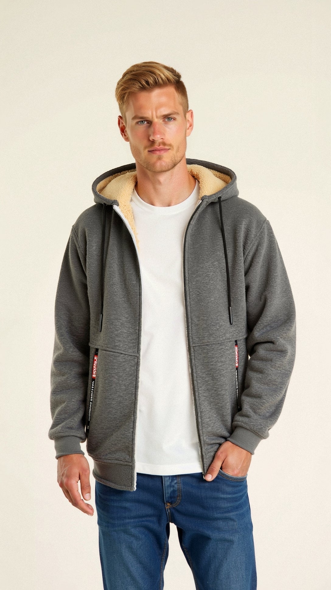 Kristoffer | Casual Cotton Zip Hoodie