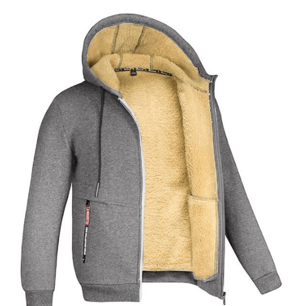 Kristoffer | Casual Cotton Zip Hoodie