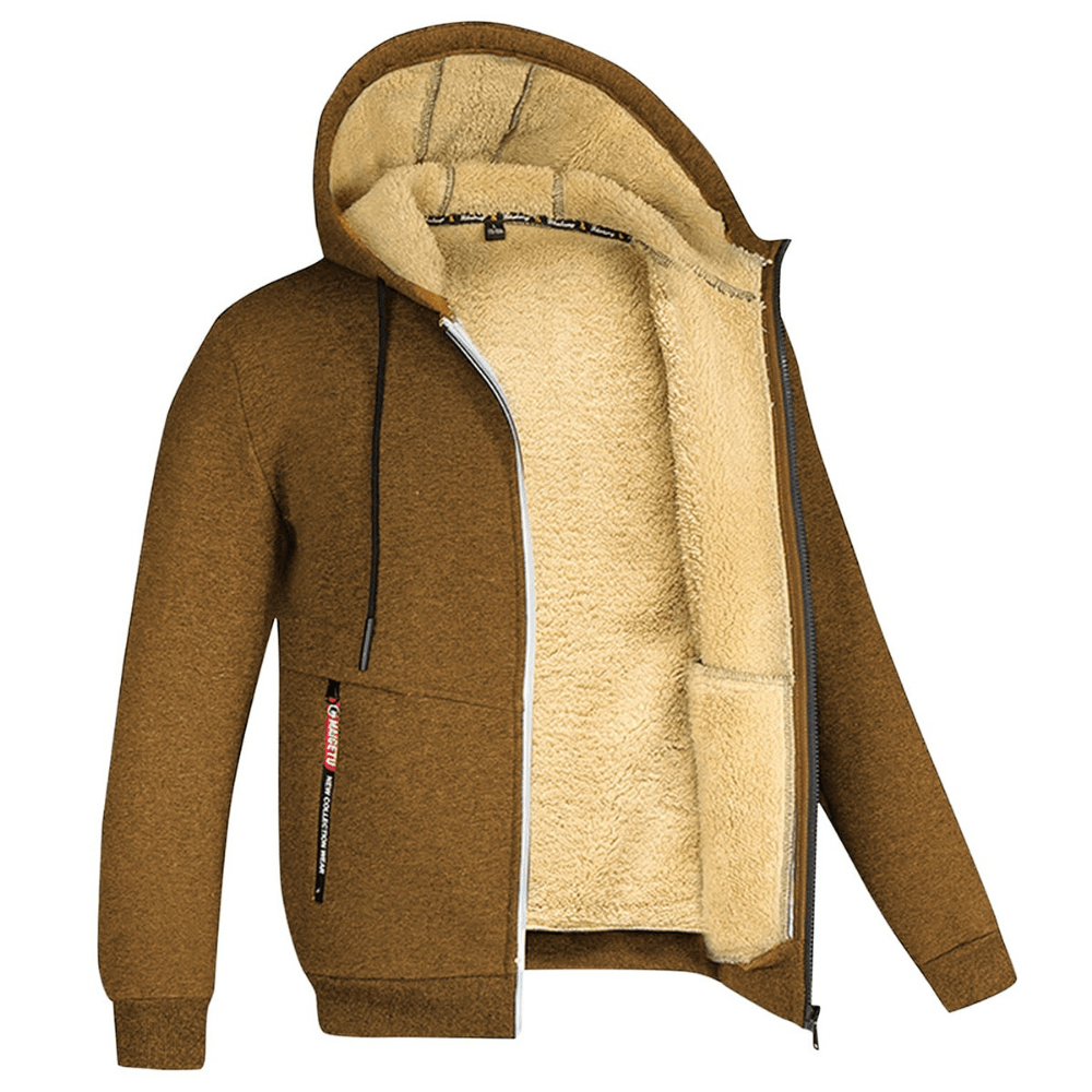 Kristoffer | Casual Cotton Zip Hoodie
