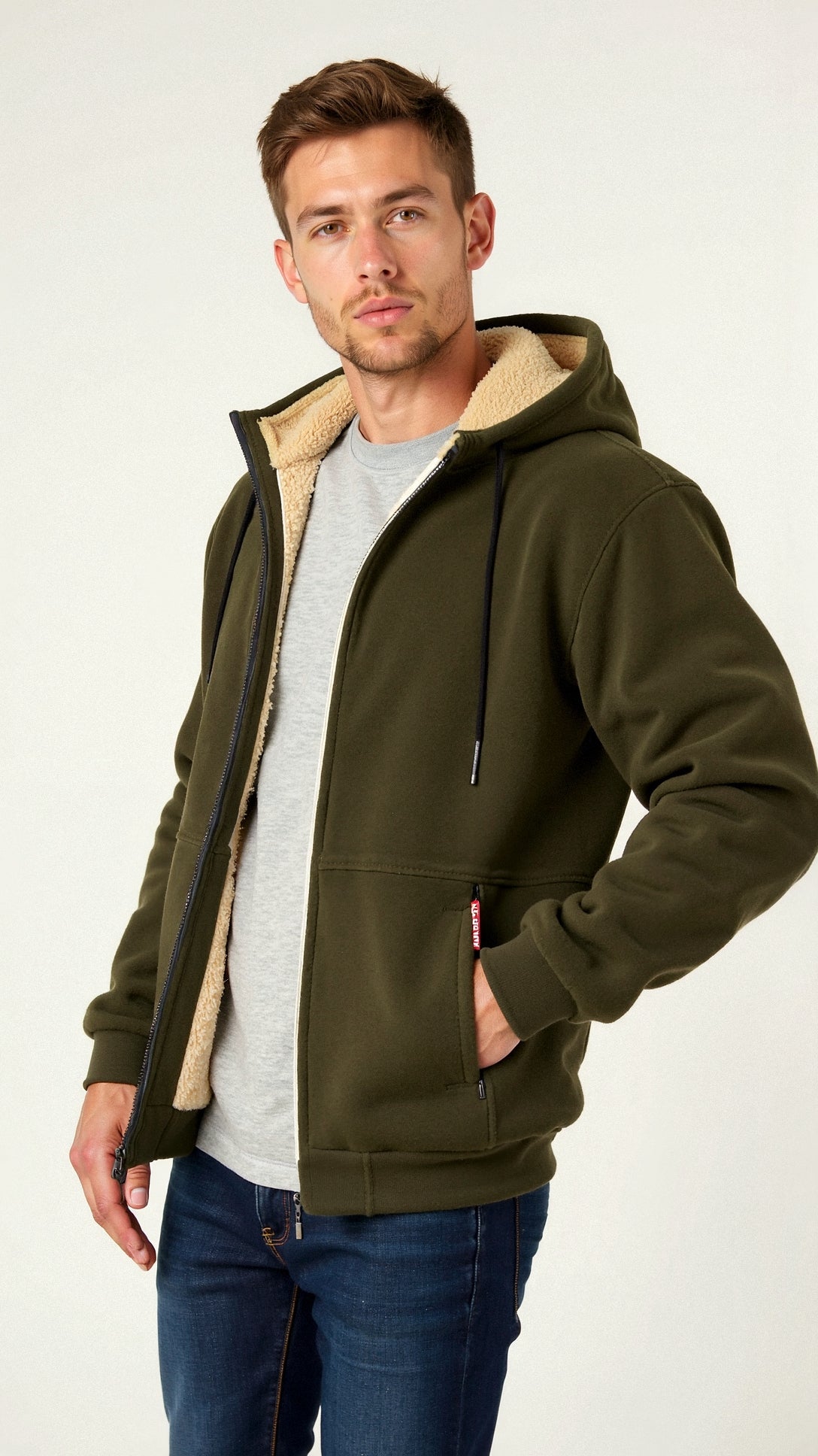 Kristoffer | Casual Cotton Zip Hoodie
