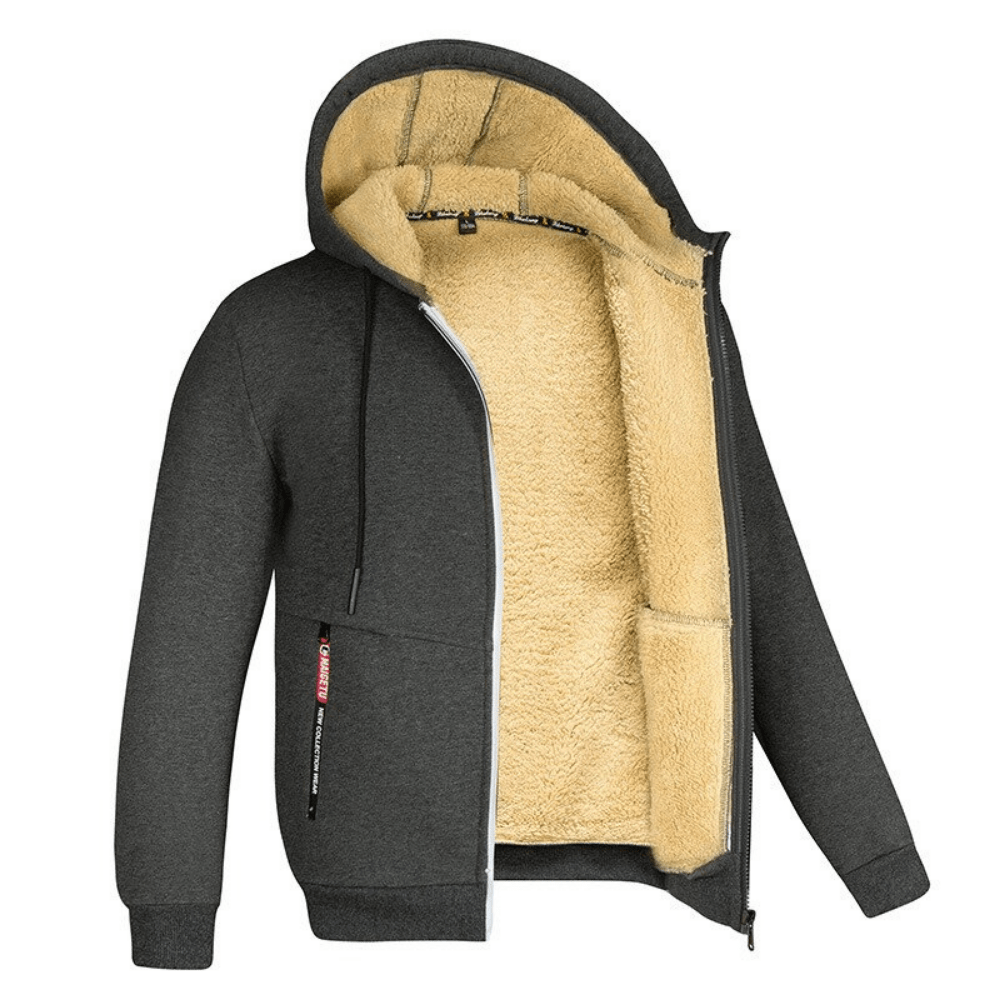 Kristoffer | Casual Cotton Zip Hoodie