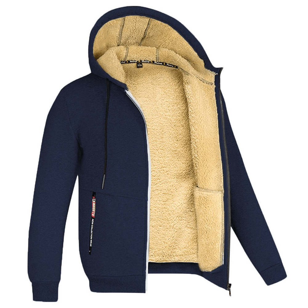 Kristoffer | Casual Cotton Zip Hoodie