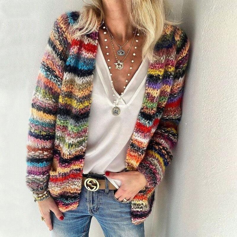 Mette | Open Front Knit Cardigan
