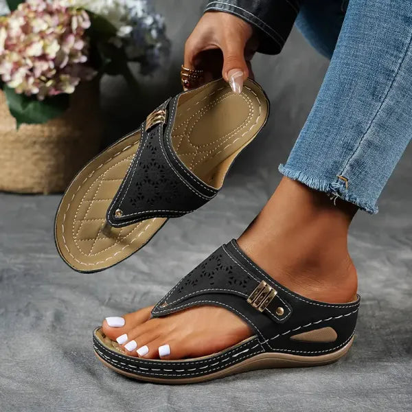 Poppy | Women's Orthopedic Wedge Comfort Sandals